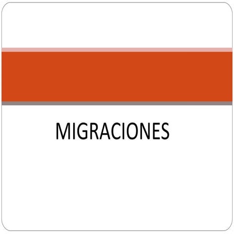 Migraciones