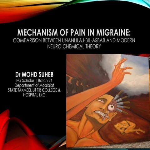 Mechanism of Pain in Migraine Unani Concept.ppt