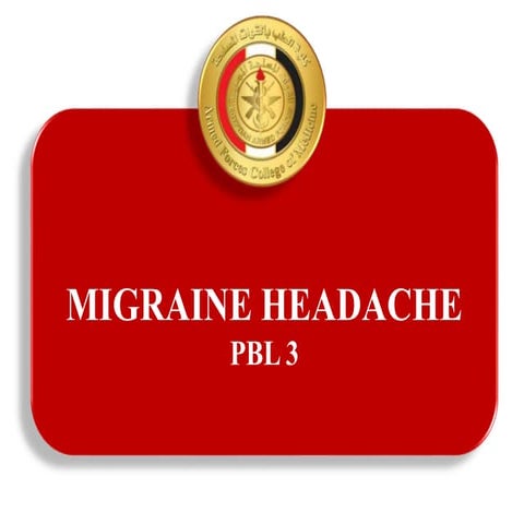 Migraine its presentation and management | PPT