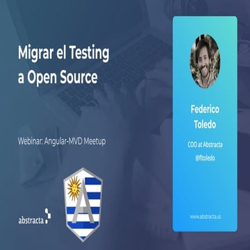 Webinar: Migrar el testing a open source
