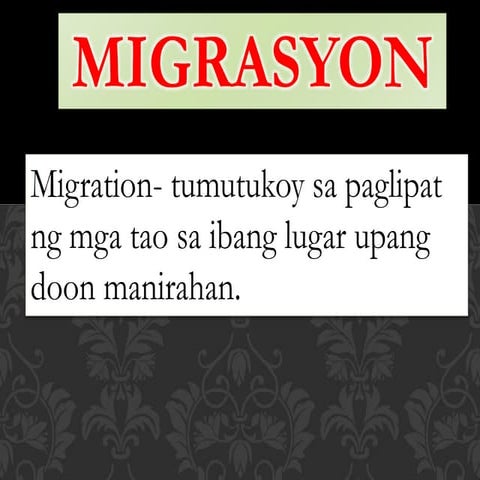 Migrasyon