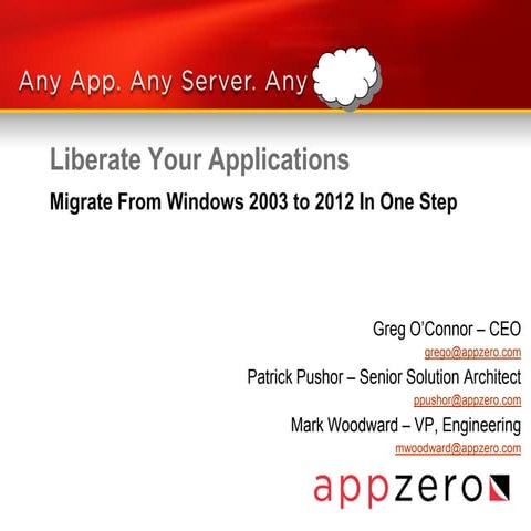 Migrate in One Step (05.15.2013)