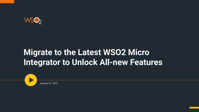 Migrate to the Latest WSO2 Micro Integrator to Unlock All-new Features