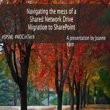 Navigating the mess of a Shared Network Drive Migration to SharePoint - SPS B...