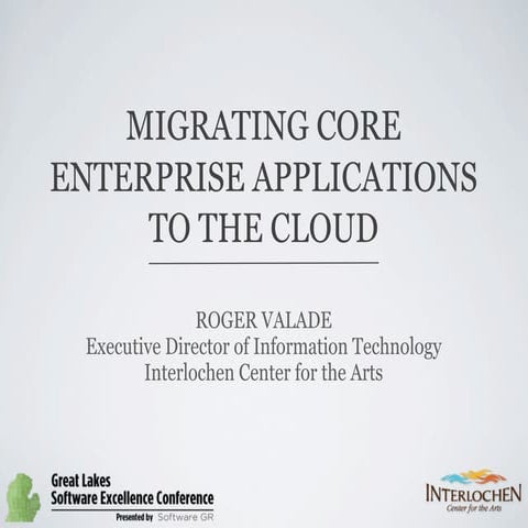 Migrating Core Enterprise Applications to the Cloud | KEY