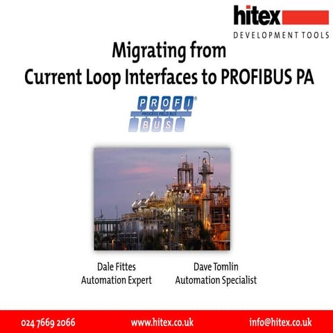 Migrating from current loop to PROFIBUS PA  - Dale Fittes and Dave Tomlin of ...