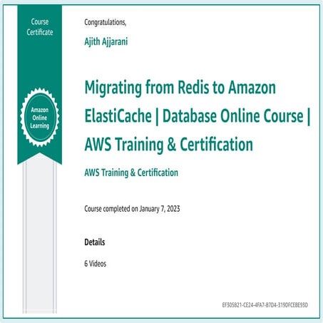 Migrating from Redis to Amazon ElastiCache.pdf