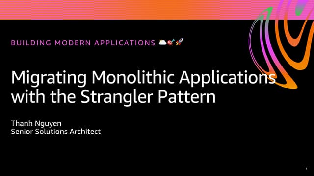 Migrating Monolithic Applications with the Strangler Pattern 