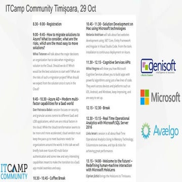Migrating solutions to microsoft azure [Mihai Tataran]