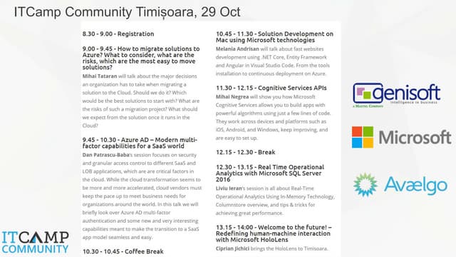 Migrating solutions to microsoft azure [Mihai Tataran]