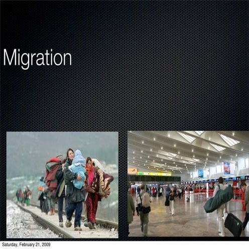 Migration And Demography