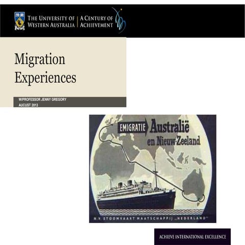 Migration History Seminar Aug 2013