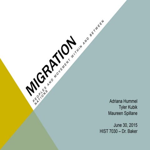Migration Group Presentation