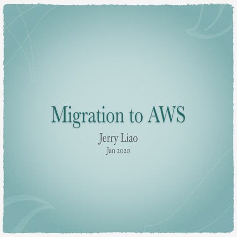 Migration to AWS
