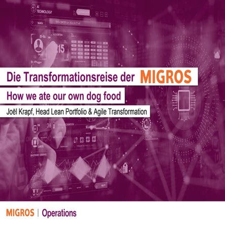 SCALED AGILE BEYOND IT - HOW A TRANSFORMATION ORGANISATION EATS ITS OWN DOG FOOD