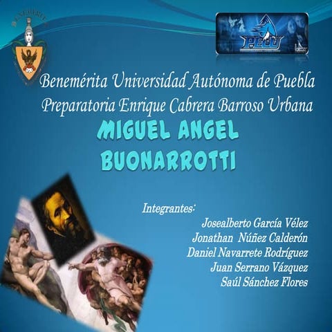 Miguel angel buonarrotti