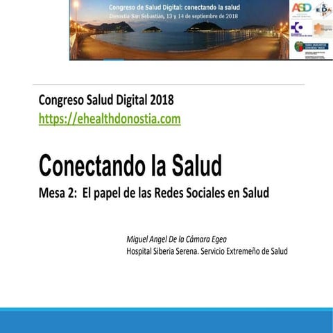 El papel de las Redes Sociales en Salud 