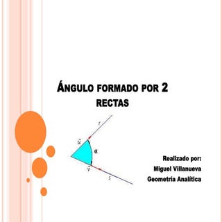 Angulo formado por rectas paralelas...