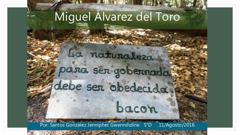 Miguel Álvarez del Toro