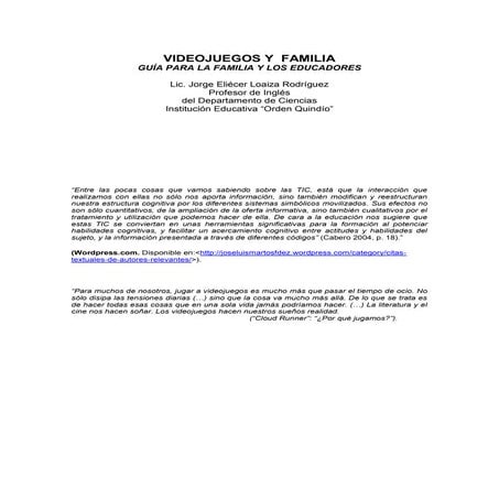 Mi guia video juegos