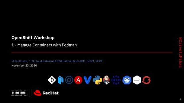 Kubernetes Story - Day 1: Build and Manage Containers with Podman