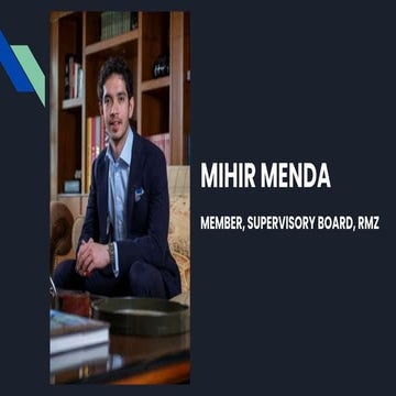 Mihir Menda - Member of Supervisory Board at RMZ