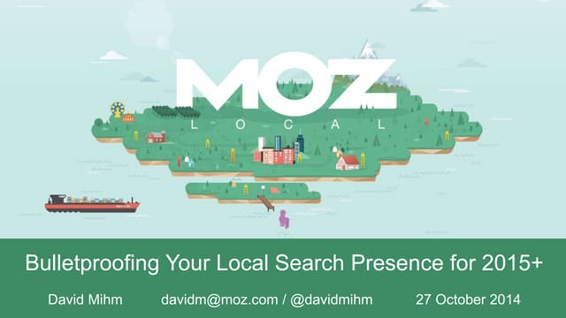 SearchLove London | David Mihm, 'Bu...