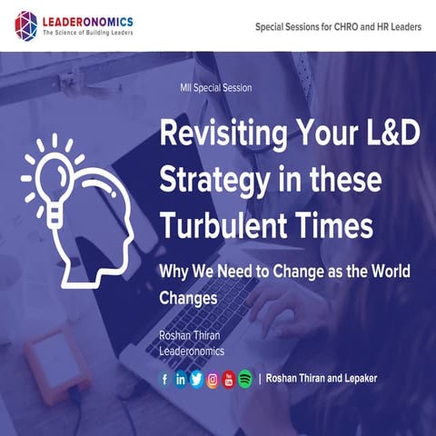 Revisiting Your L&D Strategy in these Turbulent Times