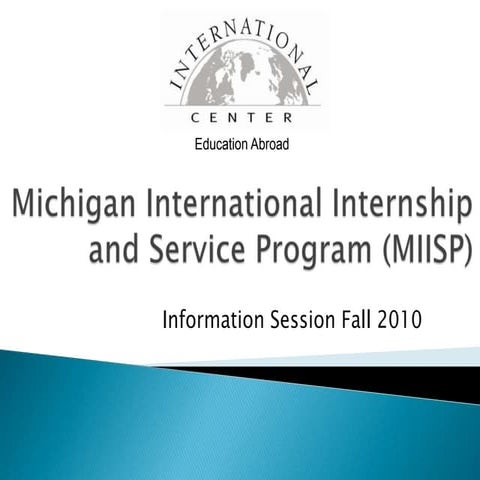 MIISP Info Session | PPTX