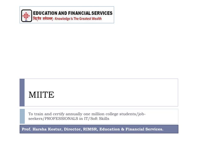IT\Soft skills Certification for Indian students, professionals from State Un...