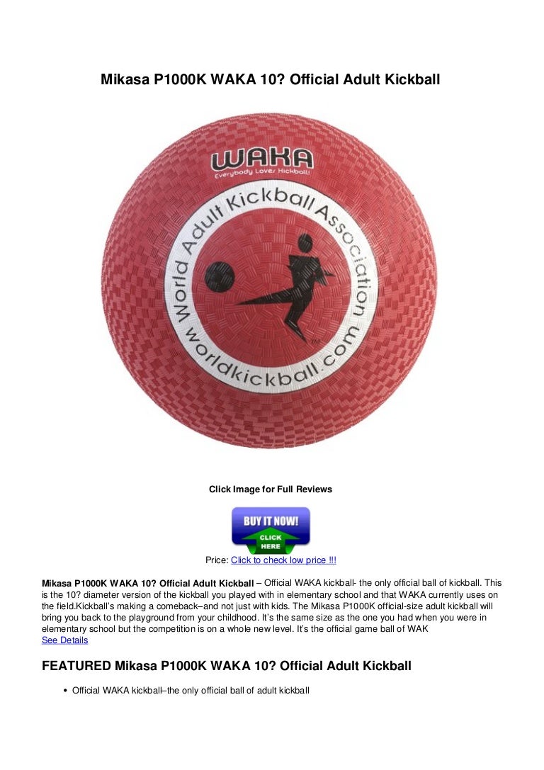Mikasa p1000 k_waka_10_official_adult_kickball