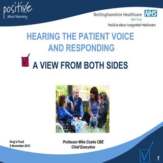 Mike Cooke: Hearing the patient voi...