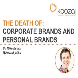 The Death of Corporate Brands and P...