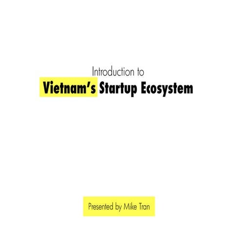 Mike   vietnam startup ecosystem