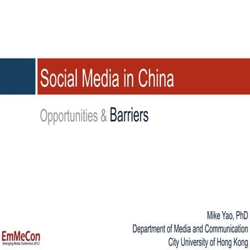 Social Media in China 