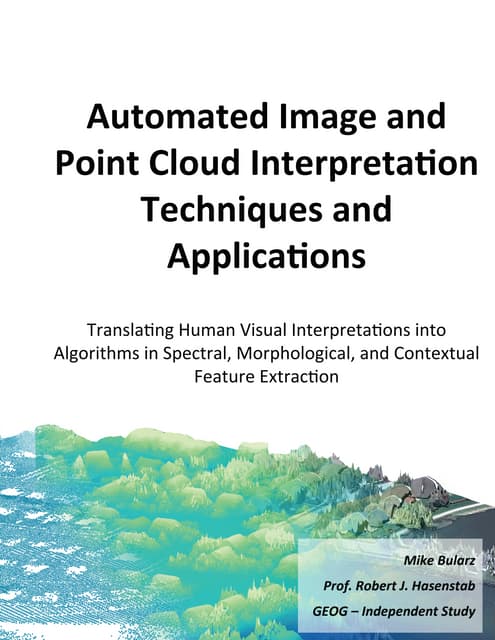 LiDAR Data Processing and Classification