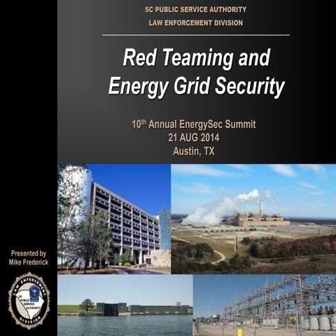 Red Teaming and Energy Grid Security