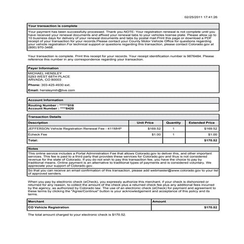 Ir Registration | PDF