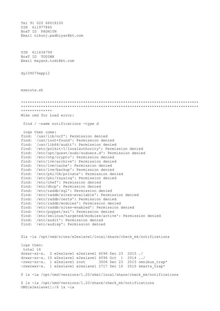  load errorcmd