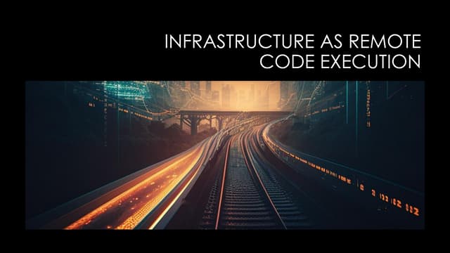 APIsecure 2023 - How to abuse Terraform to elevate access, Mike McCabe