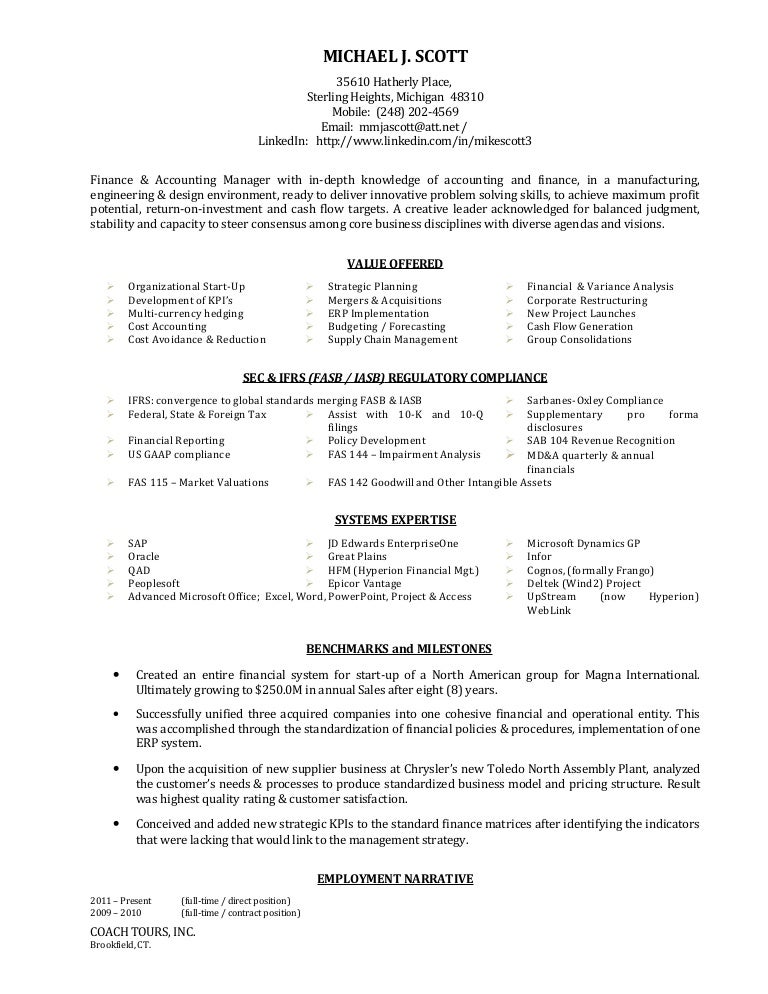 mike scott resume f 16 b mergers and acquisitions cover letter