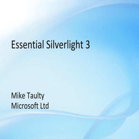 MikeTaulty_Silverlight3