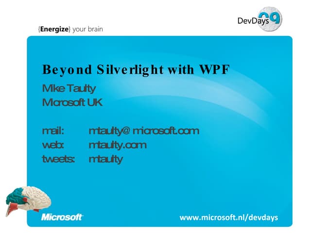 MikeTaulty_WPF_DevDays