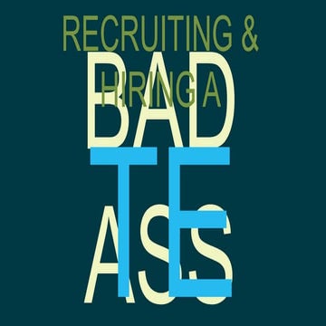 Building a Bad Ass Team Mikey Trafton at Business of Software Conference 2013