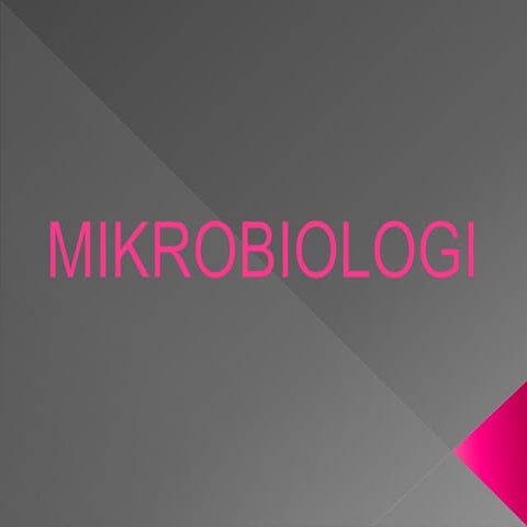 Mikrobiologi