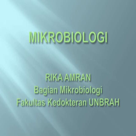 Mikrobiologi 