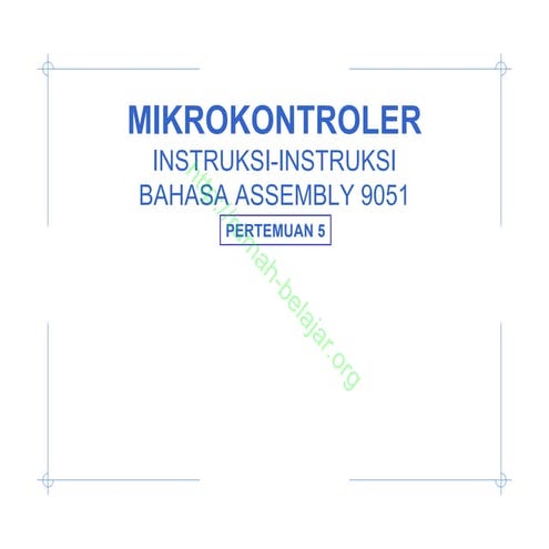 Mikrokontroler pertemuan 4