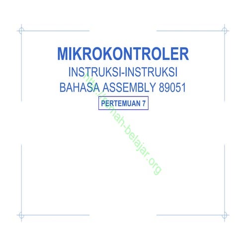 Mikrokontroler pertemuan 6