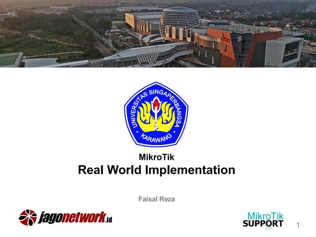MikroTik Real World Implementation