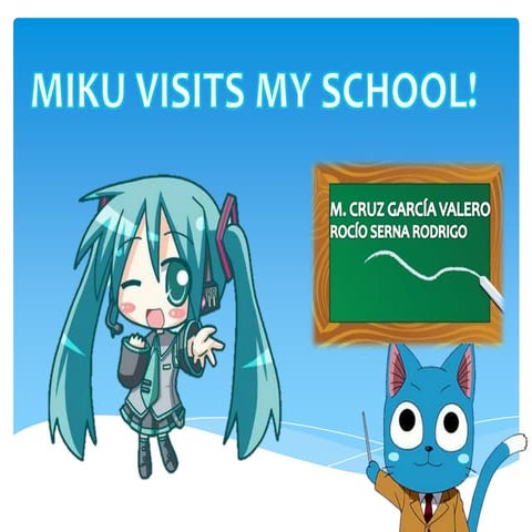 Miku visits my school! | PPTX